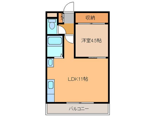 セノンハイツの物件間取画像